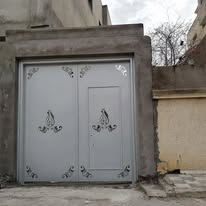 Portail tôle et fer forgé