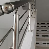 Rampe escalier inox